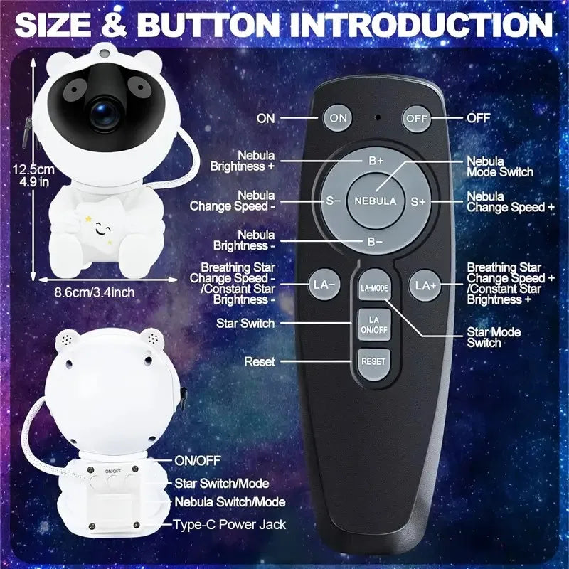 Astro Proyector NovaPlay™.

Transforma tu espacio por completo y viaja a las estrellas sin salir de tu cuarto. El Astro Proyector NovaPlay™ no es solo una lámpara, es una experiencia visual inmersiva que cambia la energía